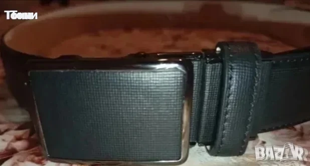 ANTHONY CROWN Оригинал Нов Автоматичен Мъжки Колан от Естествена Кожа 125см.