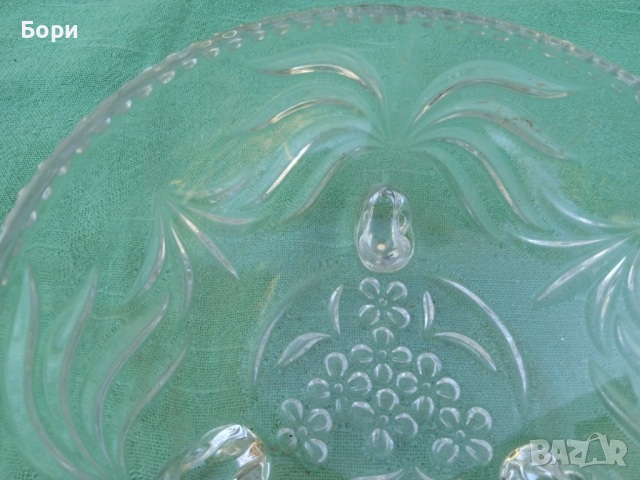 Стара кристална купа, снимка 5 - Аксесоари за кухня - 36224434