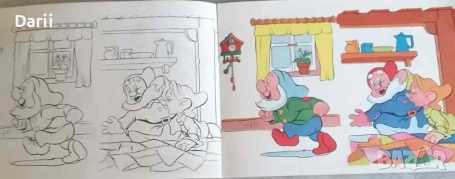 Снежанка и седемте джуджета- Уолт Дисней, снимка 2 - Детски книжки - 41288273