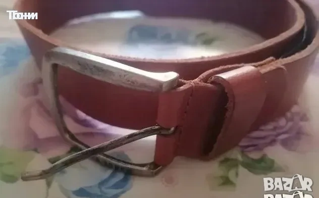 JACK and JONES Оригинал Нов Дамски Колан Изцяло от Естествена Кожа 100см. 