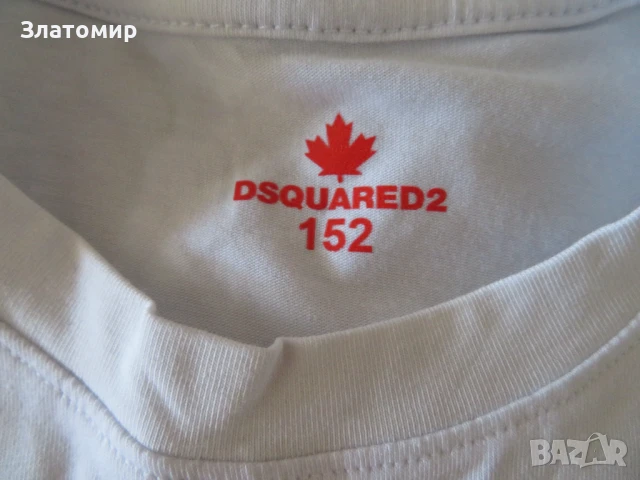 Чисто нова детска тениска DSQUARED2 номер 152, снимка 3 - Детски тениски и потници - 51319253