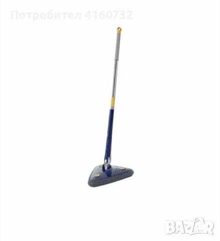 Триъгълен моп за почистване на подове и тавани, снимка 3 - Мопове, кофи, четки и метли - 50920448