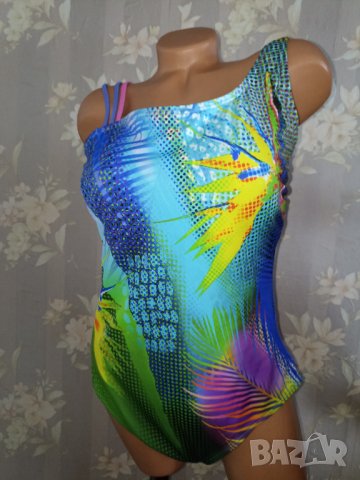 Ulla Popken XL/ 50- Цял свеж бански с твърди чашки 