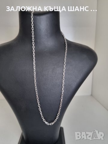 Старо сребърно синджирче 925 проба , снимка 4 - Колиета, медальони, синджири - 41425380