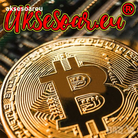 Колекционерска Позлатена биткойн монета за колекция сувенири за познавачи на Bit Coin криптовалутата, снимка 14 - Нумизматика и бонистика - 42191851