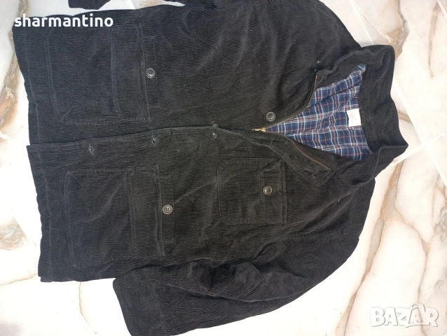 Черно джинсово яке L - 19 лв, снимка 2 - Якета - 52915684