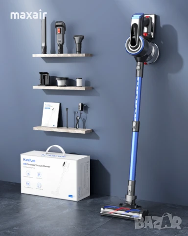 Безкабелна вертикална прахосмукачка Honiture S12 * Безплатна доставка * Гаранция 2 години, снимка 8 - Прахосмукачки - 51072758