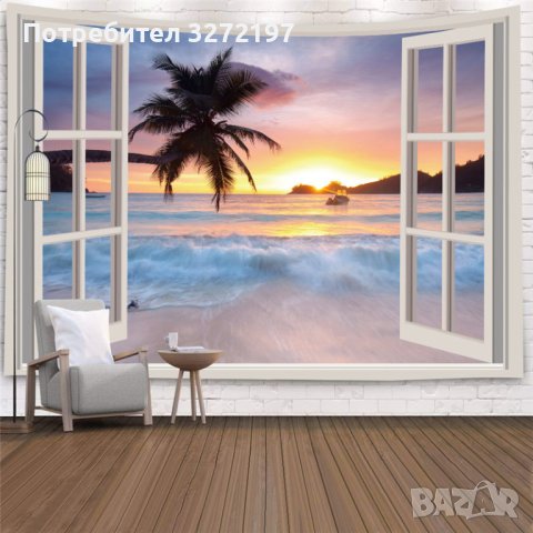 Плажна кърпа,покривка за маса,гоблен за окачване на стена , снимка 1