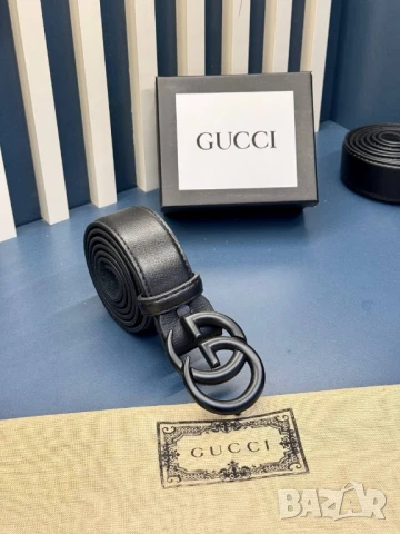 колани от естествена кожа в кутия gucci , снимка 3 - Колани - 50596308