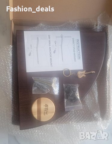 Нов ръчно изработен ъглов дървен рафт органайзер за съхранение хол 35см, снимка 8 - Други стоки за дома - 41248286