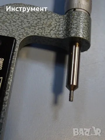 Ножов микрометър TESA 25-50mm outside micrometer small-point contacts, снимка 4 - Други инструменти - 55747215