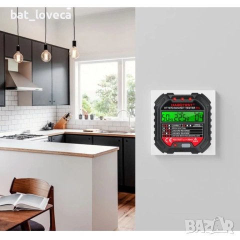 Тестер за контакти Habotest HT107D, с цифров дисплей, снимка 2 - Други - 53687560