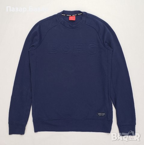 BJORN BORG LOGO Sweatshirt Оригинална Спортна Блуза Пуловер (S) 