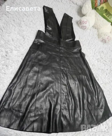 Дамска кожена рокля , снимка 6 - Рокли - 48122279