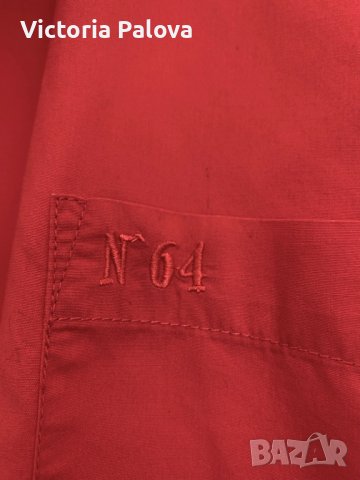 Спортна коралова риза 100% памук, снимка 3 - Ризи - 40818061