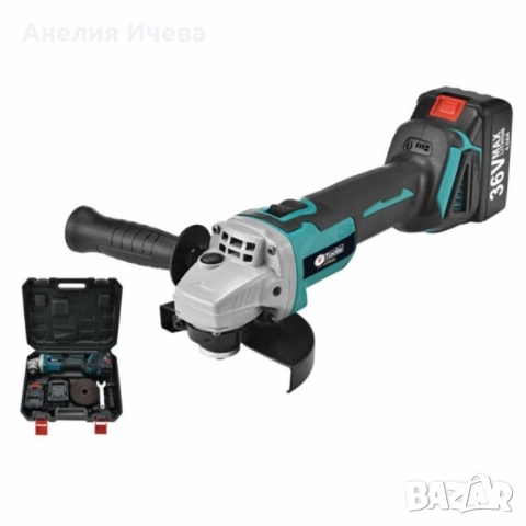 Акомулаторен безчетков ъглошлайф IF TOOLS в куфар , снимка 3 - Куфари с инструменти - 51812625