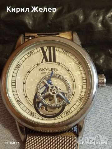 Фешън модел дамски часовник SKULINE AUTOMATIC стилен дизайн 51440