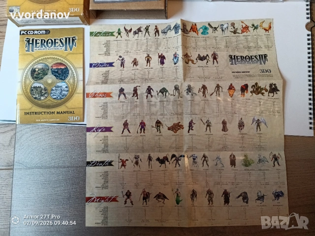 Heroes IV Big-Box + The Gathering Storm Expansion, снимка 7 - Игри за PC - 53410823