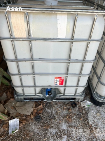 IBC бидони 1000 литра – проверени, с гаранция, различни видове ЧИСТИ БЕЛИ черни Прозрачни с алуминие, снимка 9 - Други машини и части - 53157071