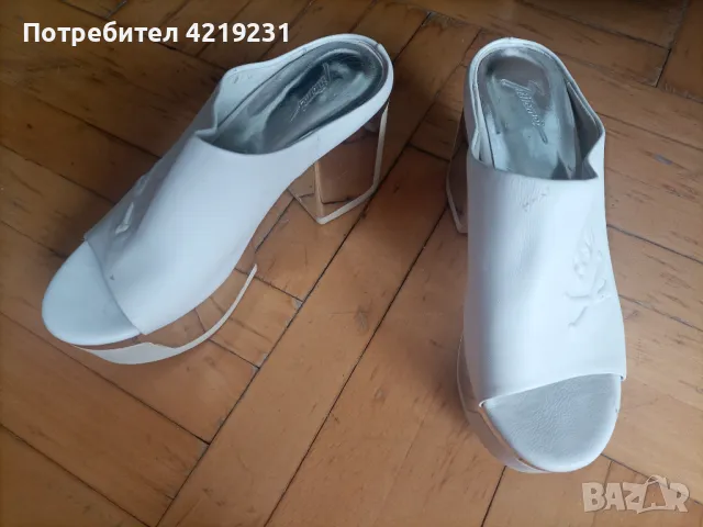 Сабо Philipp Plein, снимка 3 - Дамски обувки на ток - 49598054