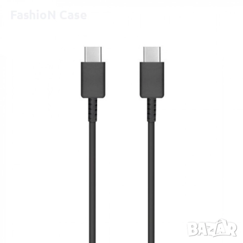 Кабел Type-C към Type-C Бял и Черен 45W, снимка 2 - USB кабели - 52412057