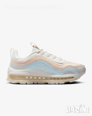 Нови дамски маратонки Nike Air Max 97 Futura ‘Glacier Blue Guava Ice, снимка 2 - Маратонки - 53359288