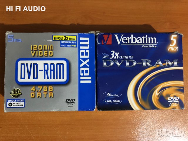 Maxell DVD-RAM 4.7 GB 120 min, снимка 1 - Плейъри, домашно кино, прожектори - 44376244