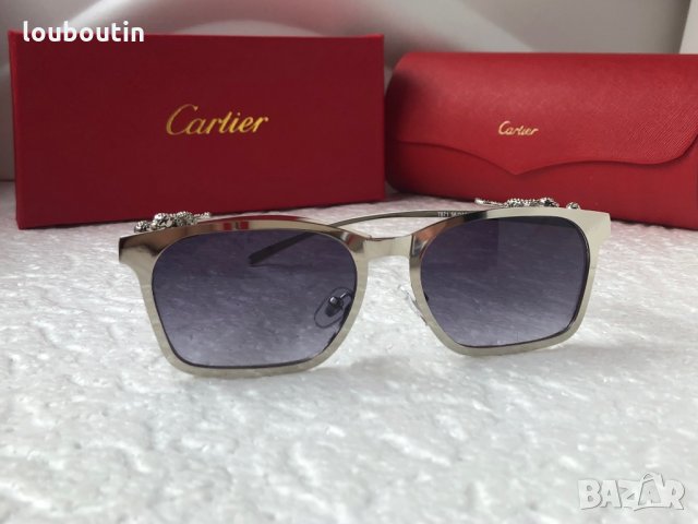 Cartier 2021 дамски слънчеви очила тип котка, снимка 3 - Слънчеви и диоптрични очила - 34665094