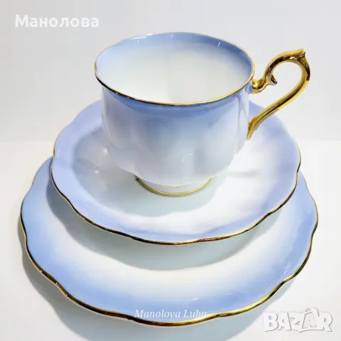 Троен комплект Royal Albert Rainbow - във форма Hampton Shape., снимка 7 - Други ценни предмети - 48074082