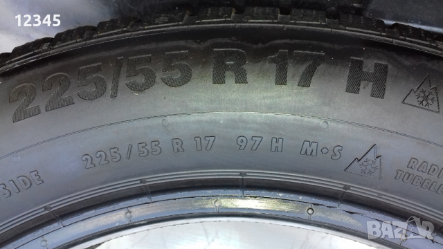 225/55R17 continental -№560, снимка 10 - Гуми и джанти - 44793330