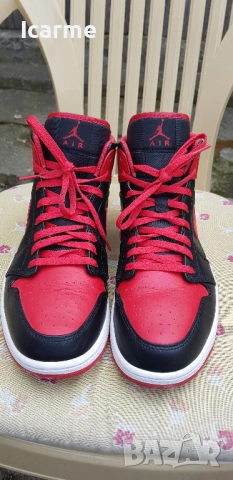 Оригинални маратонки Air Jordan 1 Mid, снимка 4 - Маратонки - 52054384