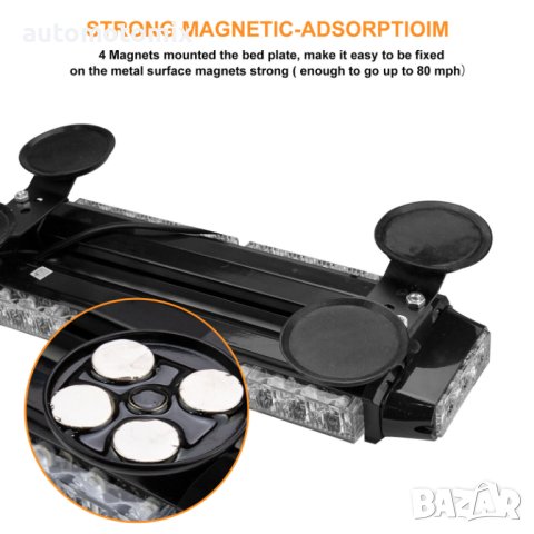 СИГНАЛНА ЛАМПА С МАГНИТ ЗА ПЪТНА ПОМОЩ - 89908, снимка 7 - Аксесоари и консумативи - 44477226