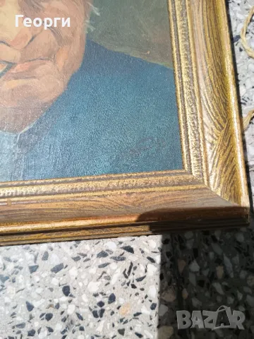 Картина масло G.Krause, снимка 6 - Антикварни и старинни предмети - 50127058