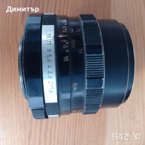 Фото Обектив Pentacon Auto 1.8/50 mm (M42), снимка 4 - Обективи и филтри - 53827995