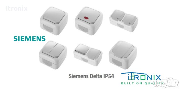 Индустриални ключове и контакти Siemens Delta IP54, за външен монтаж