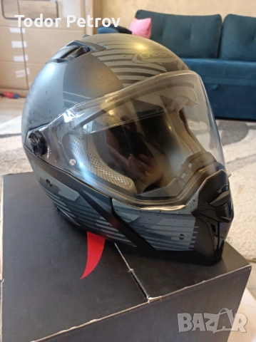 Мото каска Caberg Stunt., снимка 10 - Аксесоари и консумативи - 53859460