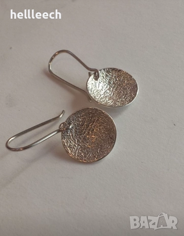 Сребърни обеци, снимка 3 - Обеци - 52863113