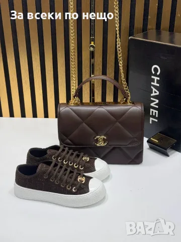 Chanel Дамски Маратонки👟Дамски Спортни Обувки Шанел👟Кецове Код SEM-810, снимка 3 - Маратонки - 56129714