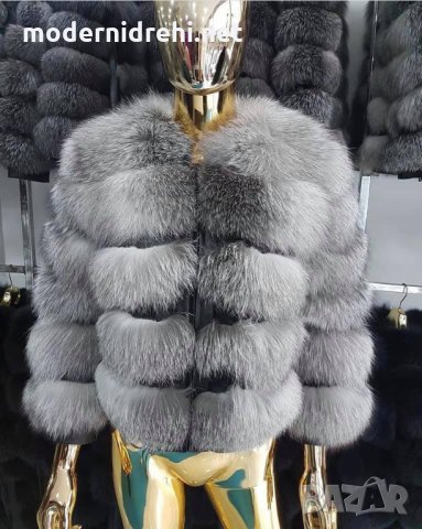 Дамско зимно палто от лисица код 88, снимка 1 - Палта, манта - 35710124