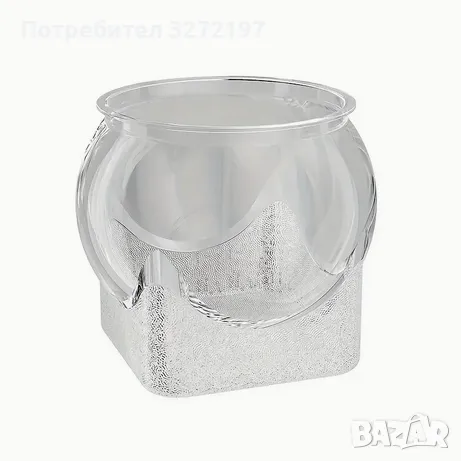 MOTOTIGER кръгъл аквариум с основа,дизайн с противоударна защита, снимка 10 - Аквариуми - 48715478