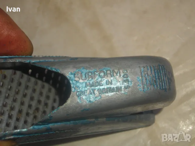 Английско Мини Микро Ръчно РЕНДЕ за Гипсокартон и гипсови мазилки SURFORM S503 Made in GREAT BRITAIN, снимка 13 - Други инструменти - 47459436