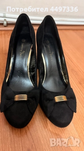 Черни токчета Jenny Fairy, снимка 6 - Дамски обувки на ток - 53099942