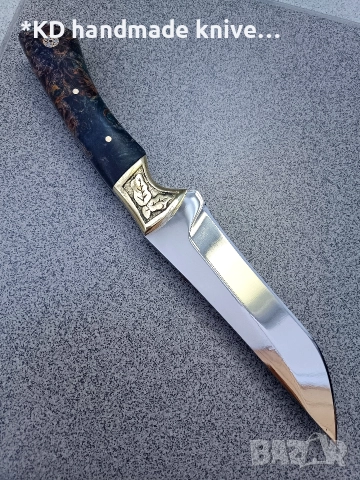 Ръчно изработен ловен нож от марка KD handmade knives ловни ножове, снимка 3 - Ножове - 47017020