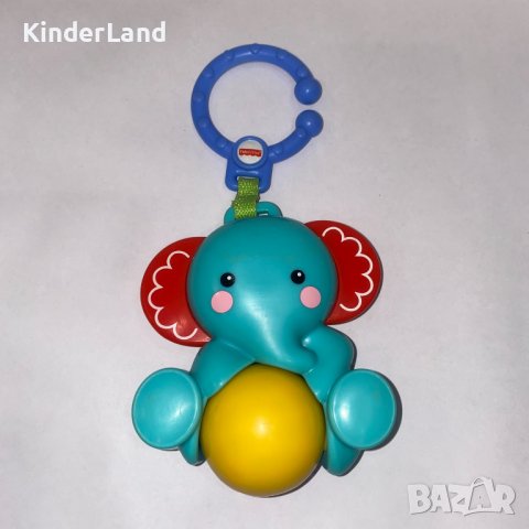 Fisher Price - Бебешка дрънкалка Слонче 