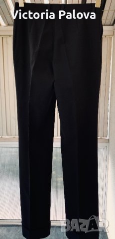 Черен вълнен панталон DISTIVA, снимка 6 - Панталони - 42655243