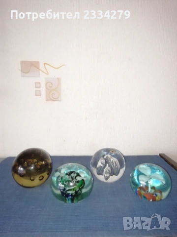 Стари фигури, статуетки от цветно стъкло, кристал,,морано", снимка 4 - Статуетки - 53066199
