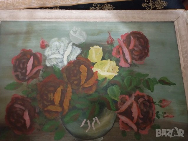 Картина- цветя, снимка 5 - Картини - 53200476