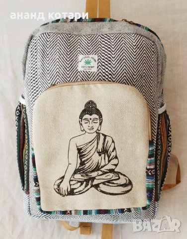 Раница от естествен коноп 4, снимка 1