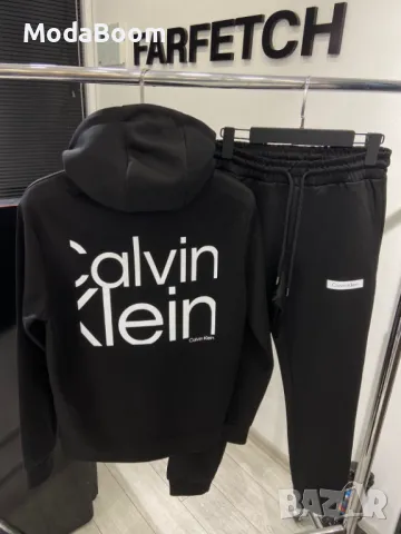 Calvin Klein черен мъжки екип , снимка 1 - Спортни дрехи, екипи - 48505851