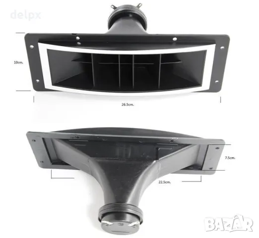 Високочестотен говорител F29, пиезо, пищялка, 120W, 8ohm, 265x100mm, снимка 1